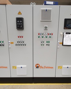Control Cabinet Back Ventilation Gable / Manure Removal
